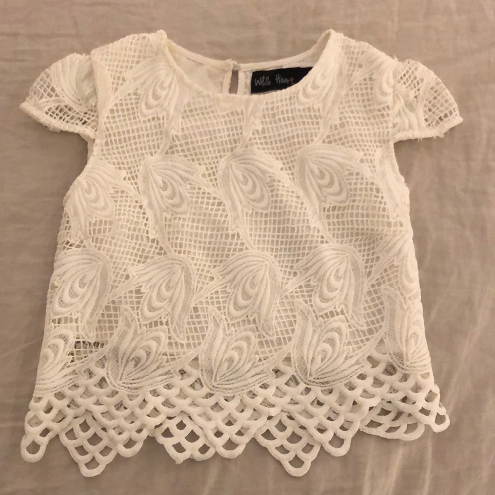 wilde heart lacey top